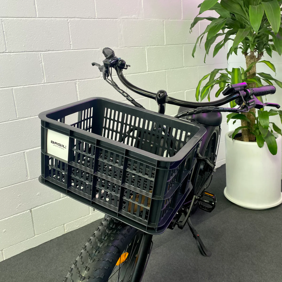 Crate bike basket sale