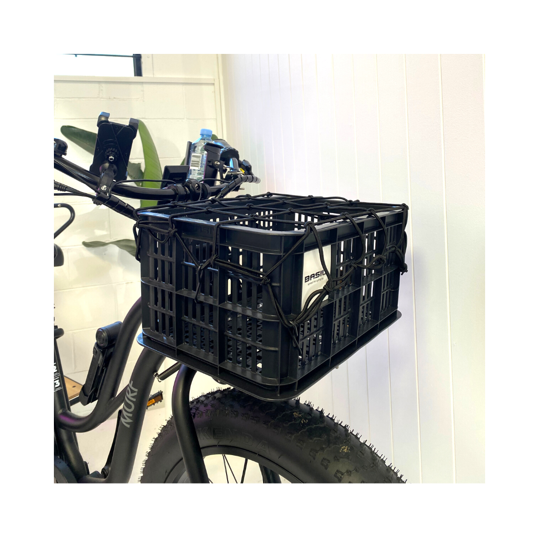 Net for electric bike crate 